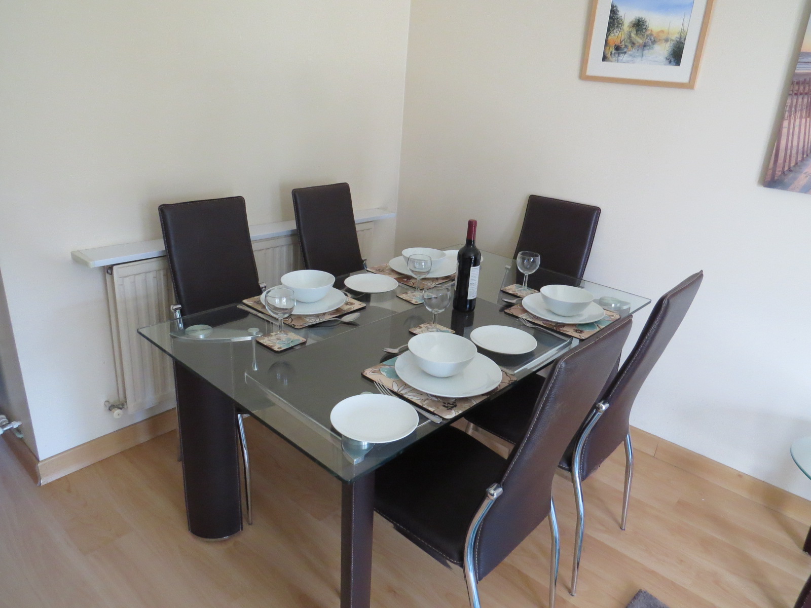 Dining area in Colborne holiday home